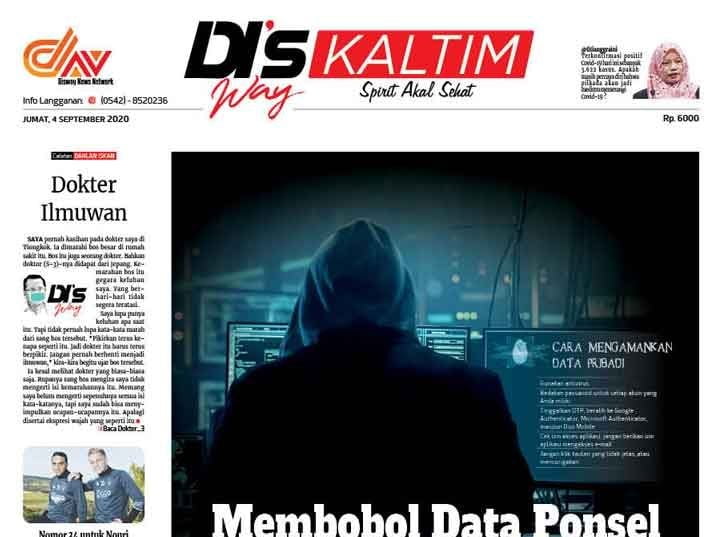 Disway Kaltim Edisi Cetak 4 September 2020