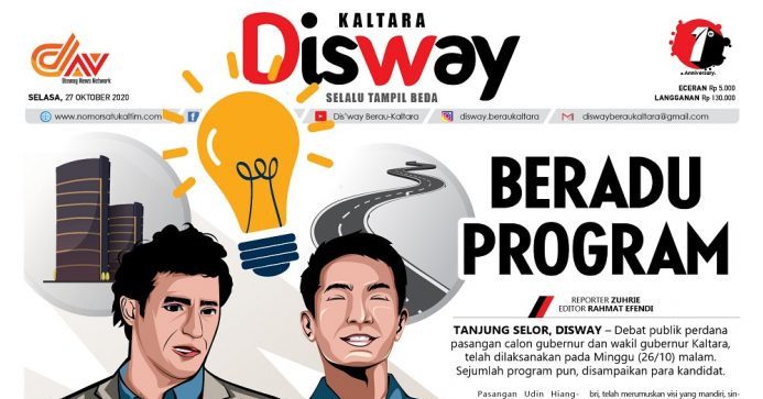 Debat publik perdana pasangan calon Beradu Program