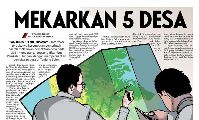 Mekarkan 5 Desa