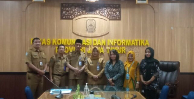 Diskominfo Kaltim Bahas Berbagai Agenda Kegiatan dengan Diskominfo Jatim