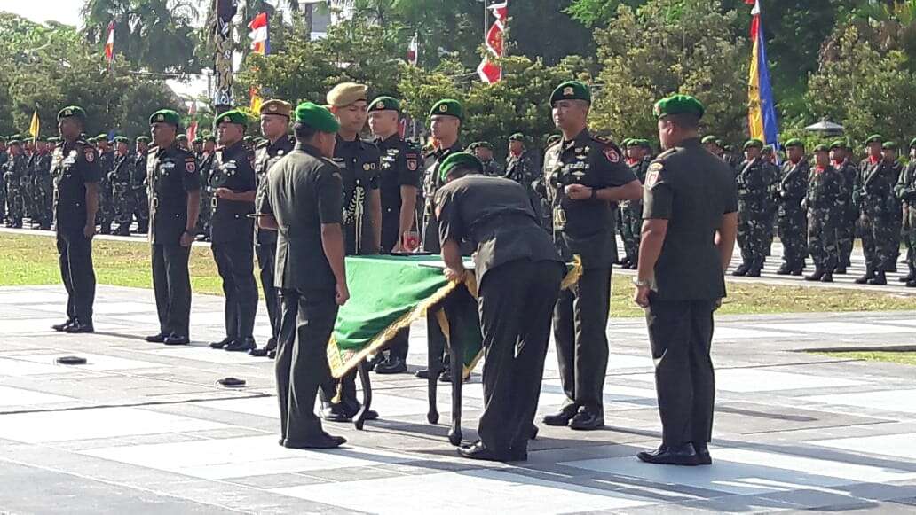 Empat Pimpinan Satuan di Kodam VI/Mulawarman Berganti