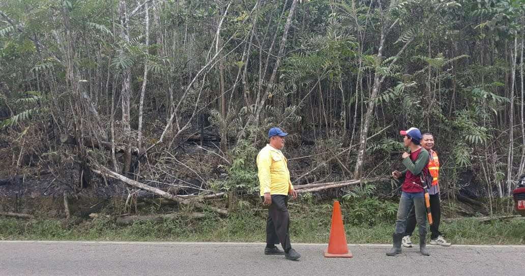 Bulan Ini Bukit Soeharto Dua Kali Diserang Api