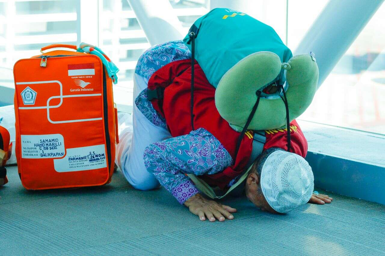 454 Jemaah Haji Tiba di Bandara SAMS Sepinggan Balikpapan