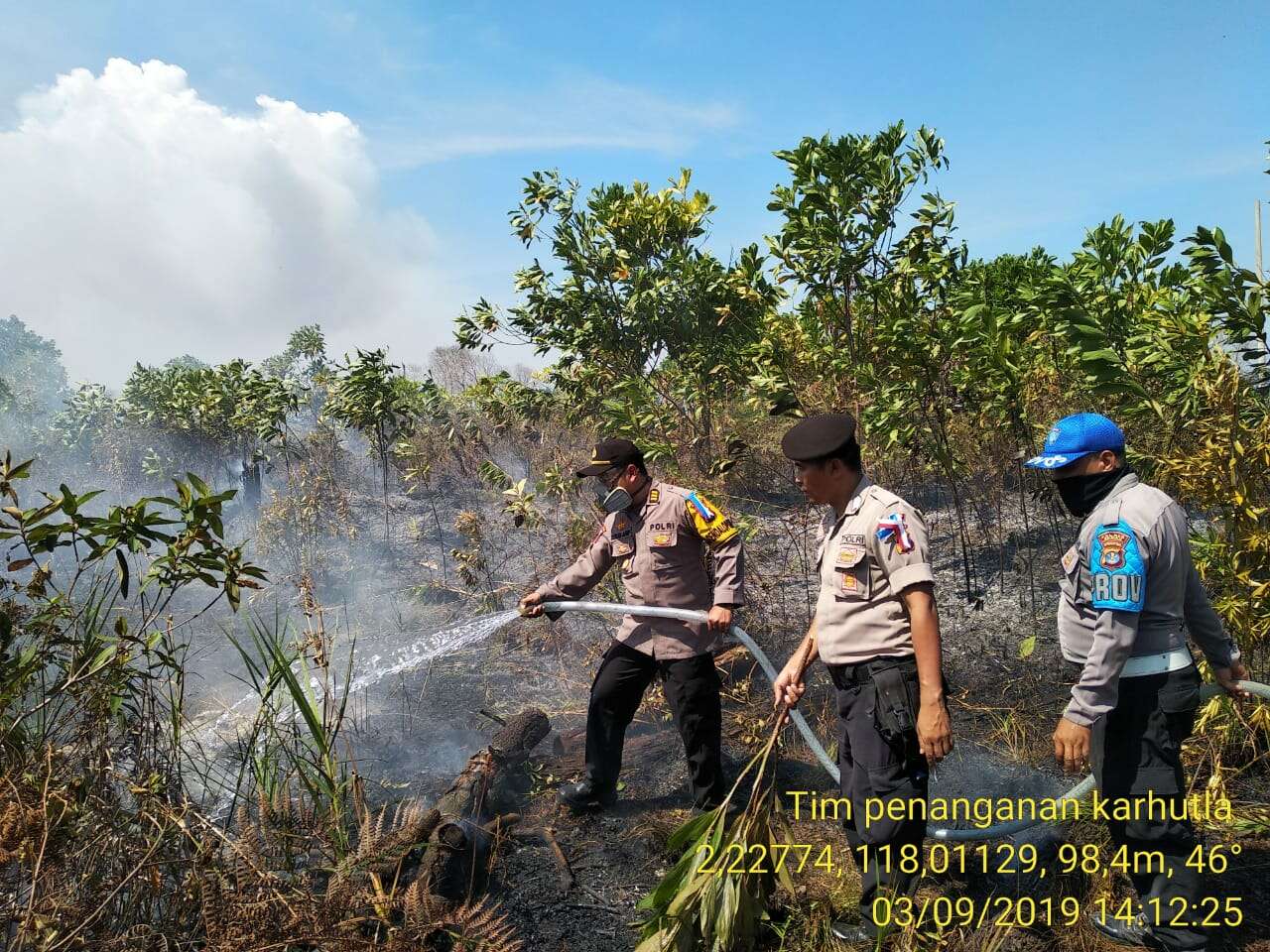 Diduga karena Puntung Rokok, 2 Ha Lahan Terbakar