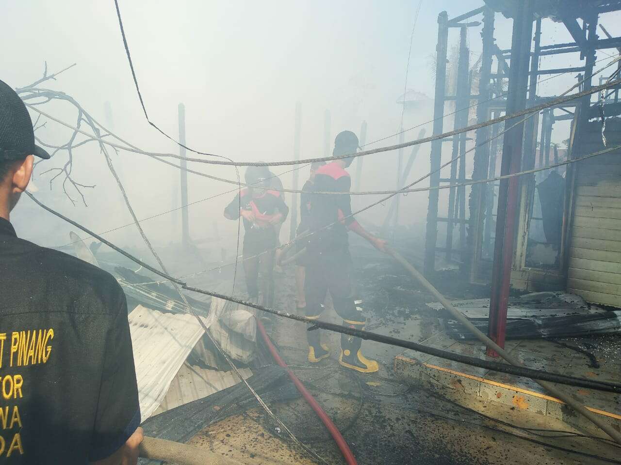 Sehari, Tiga Kali Kebakaran, Puluhan KK Kehilangan Tempat Tinggal