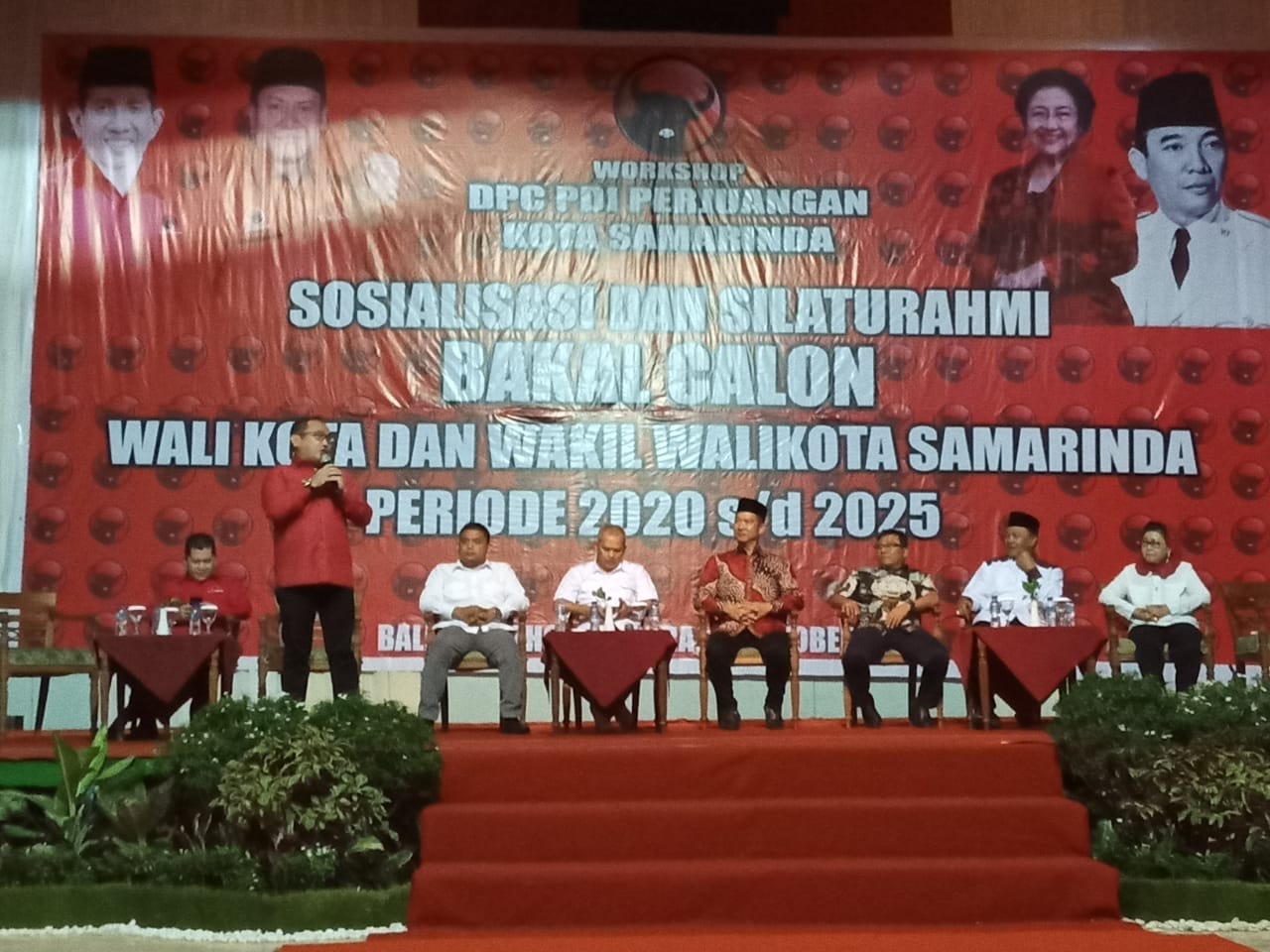 Silaturahmi Semua Bakal Calon Wali Kota Samarinda dari PDIP, Zairin Zain Absen