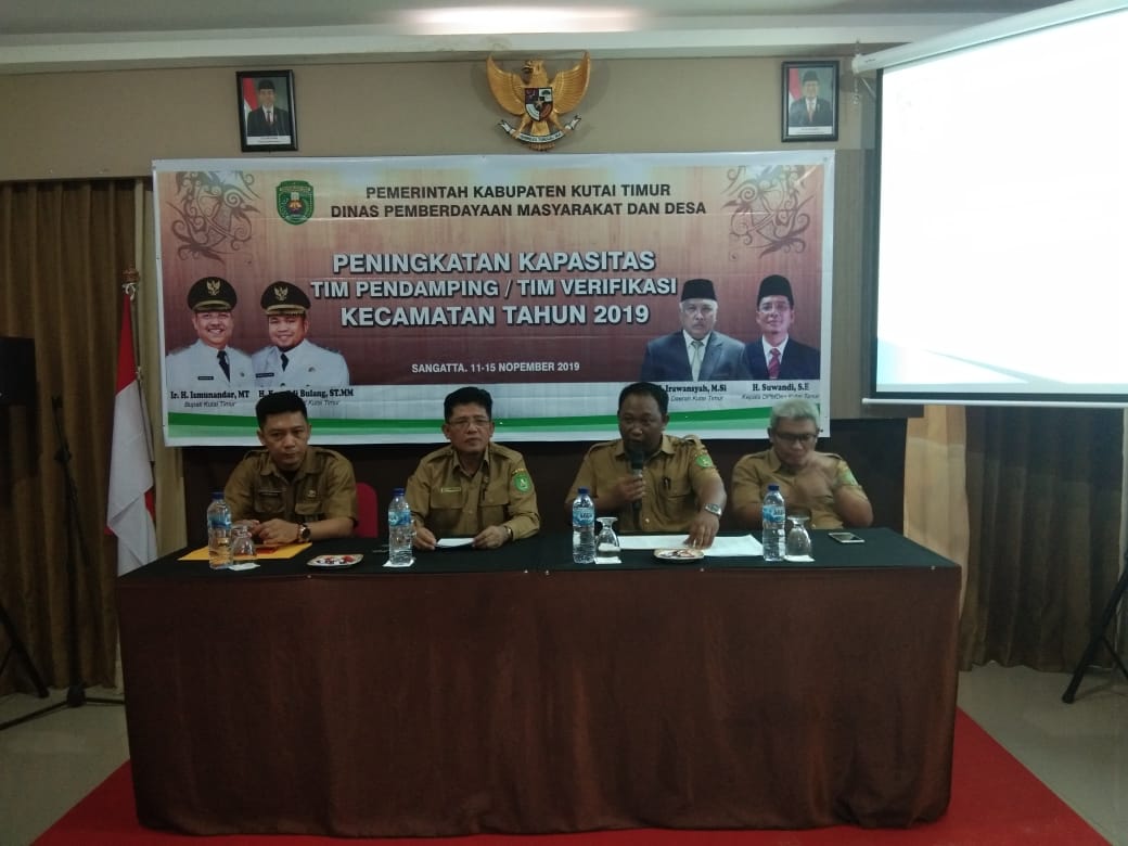 DPMD Gelar Pelatihan Peningkatan SDM Se-Kecamatan Kutim