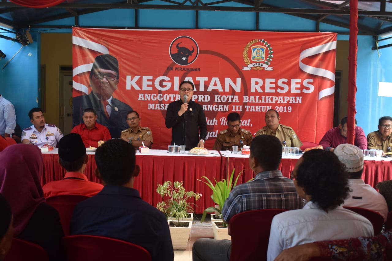 Reses di Sepinggan, Thohari Tampung Tiga Keluhan Warga