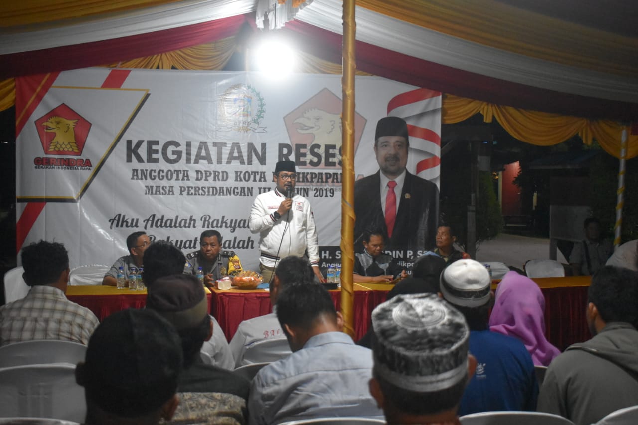 Sabaruddin Terima Aspirasi Warga Manggar Baru