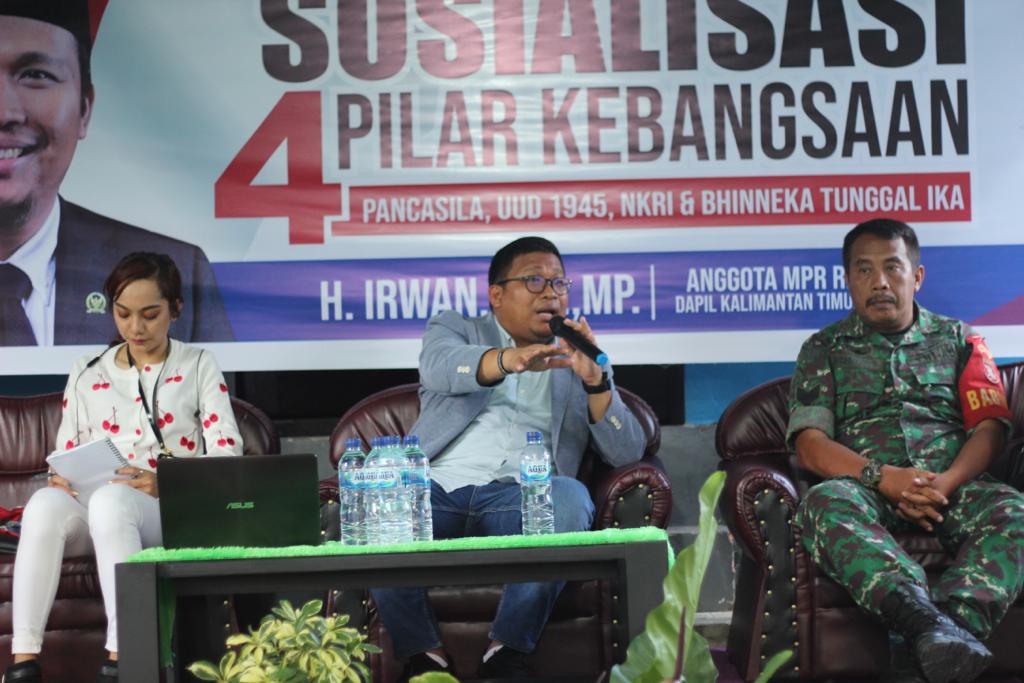 Sosialisasi  Empat Pilar MPR RI, H Irwan : Untuk Memperkuat Integritas Bangsa dan Antisipasi Paham Radikalisme