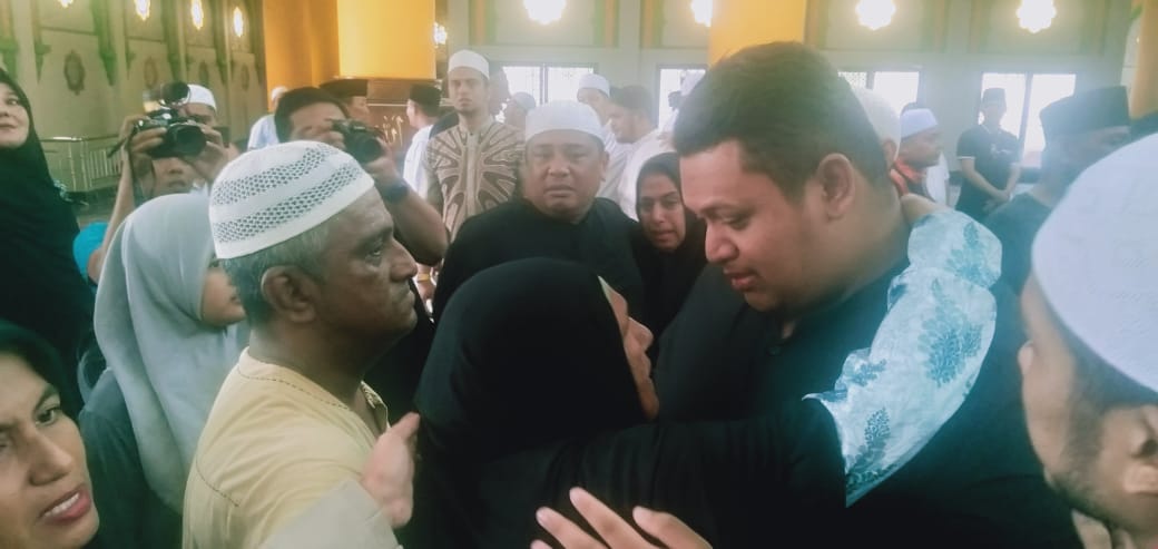 Jenazah Istri Said Amin Tiba di Rumah Duka