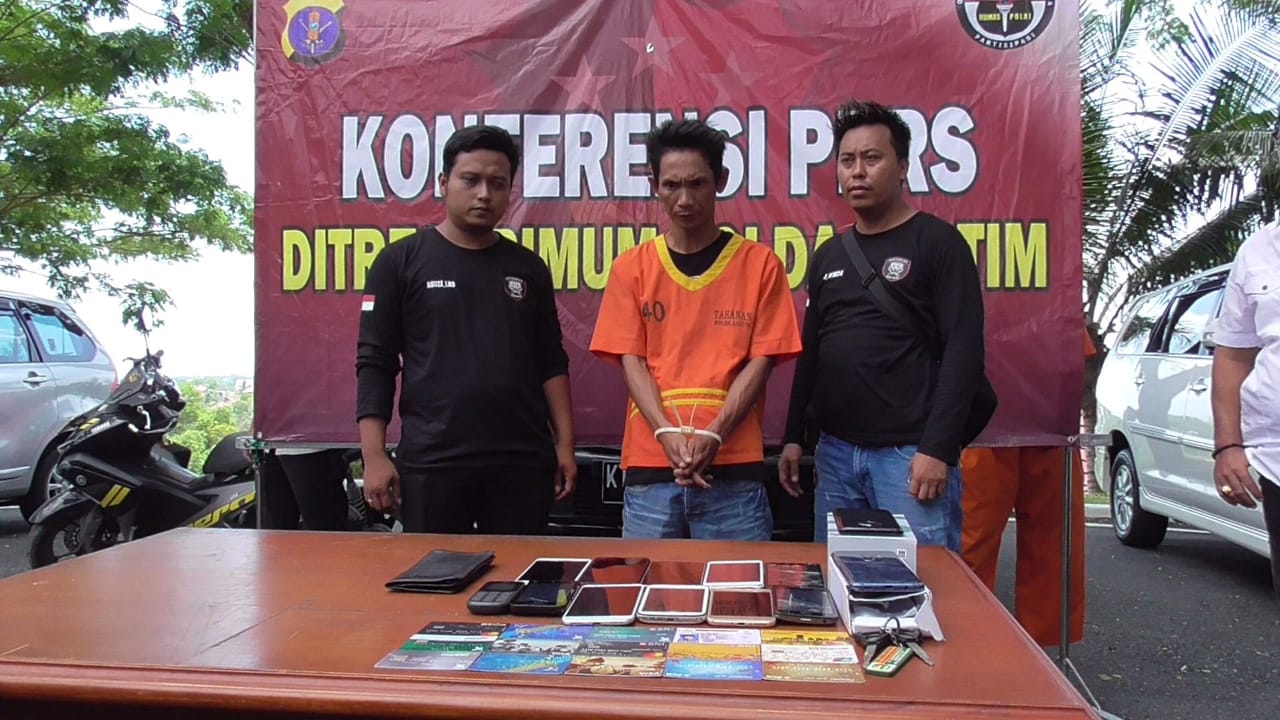 Maling Ponsel Diringkus Polisi