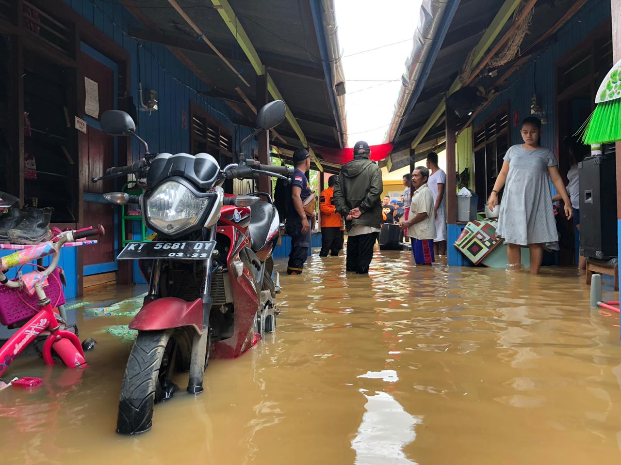 Genangan Air di RT 5 Rinding Cukup Parah