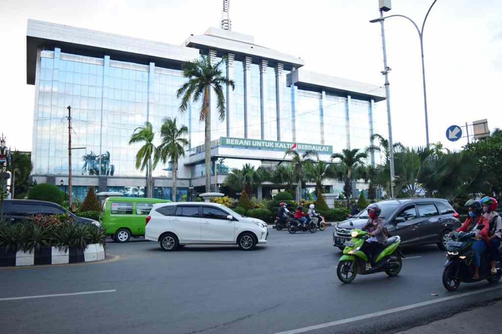 Kembali Lagi WFH, Kantor Gubernur Kaltim Sepi