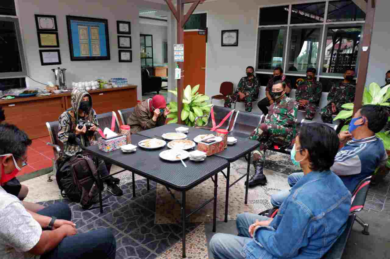 Pertahankan Sinergitas, Danlanal Coffe Morning Bersama Wartawan