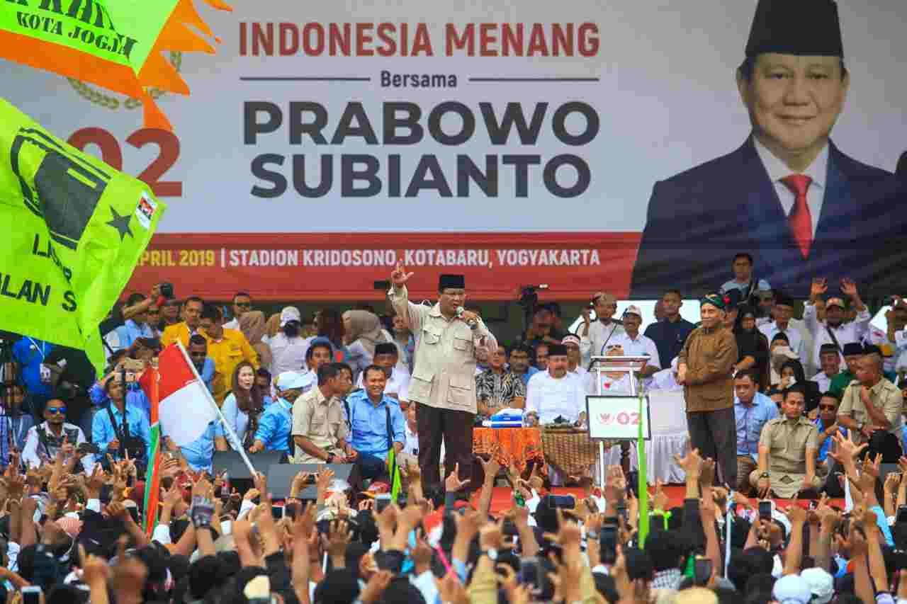 Elektabilitas Prabowo Kokoh di Puncak