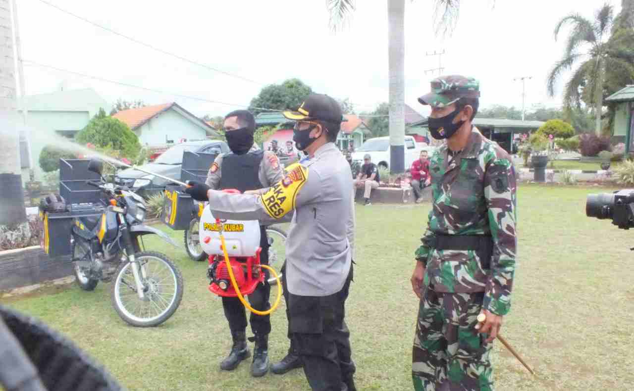 Antisipasi Karhutla, Polres Kubar Bentuk Satgas Macan Dahan Lengkap dengan Sepeda Motor Pemadam