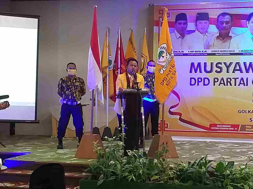 Pesan Rudy di Musda Golkar Samarinda: Politik Jangan Pakai Hati, Nanti Sakit Hati