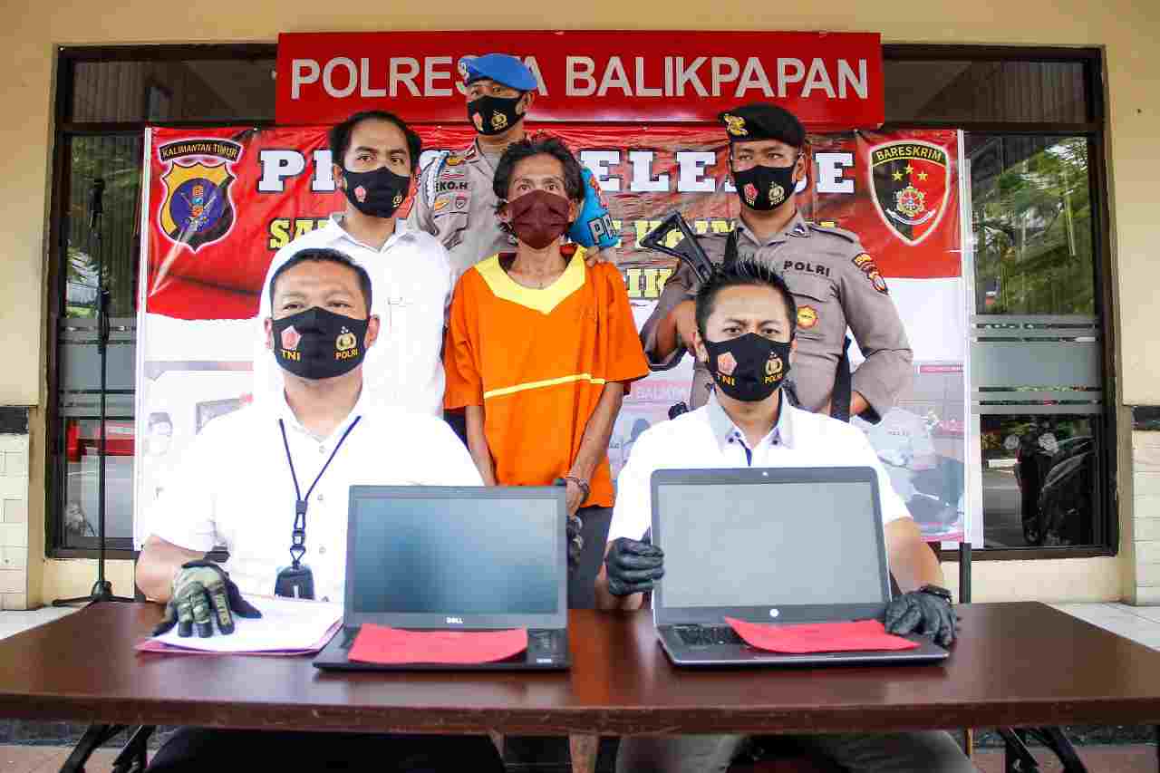 Ditinggal Penghuni, Residivis Kambuh Gasak 2 Laptop