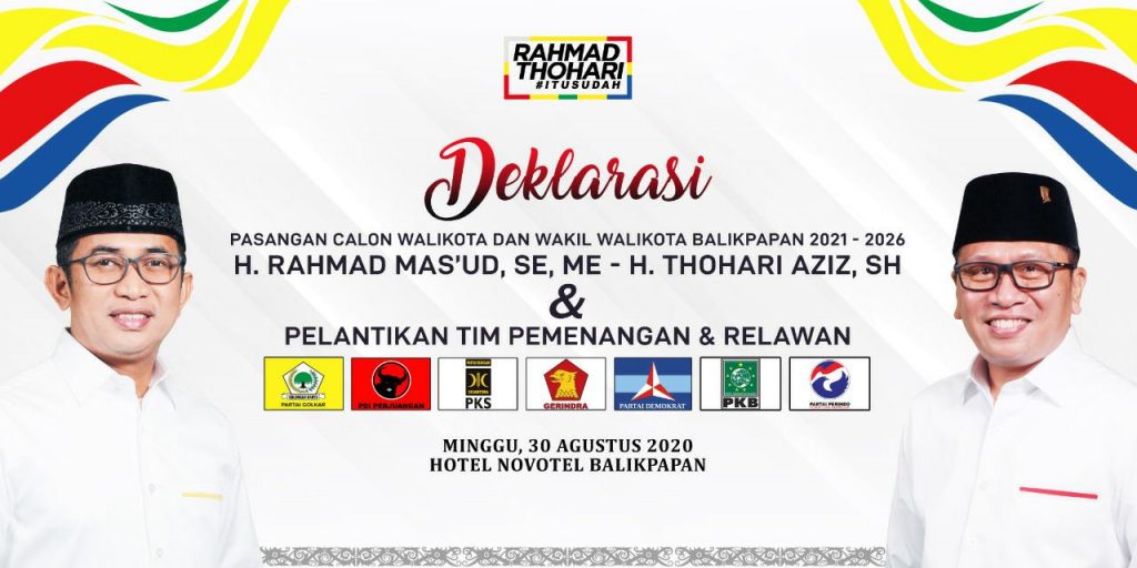 Besok Rahmad Mas’ud – Thohari Azis  Deklarasi