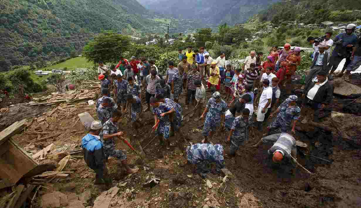 Longsor di Nepal Tewaskan 11 Orang