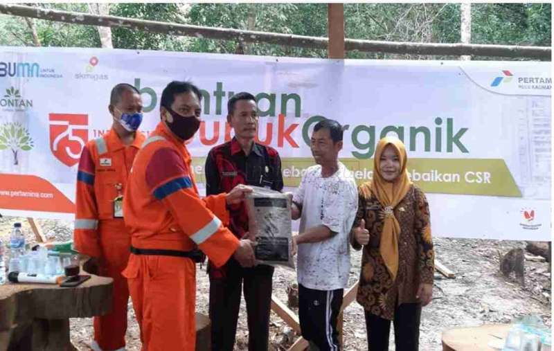 PHKT Olah Limbah Organik Jadi “KONTAN” untuk Petani Marangkayu