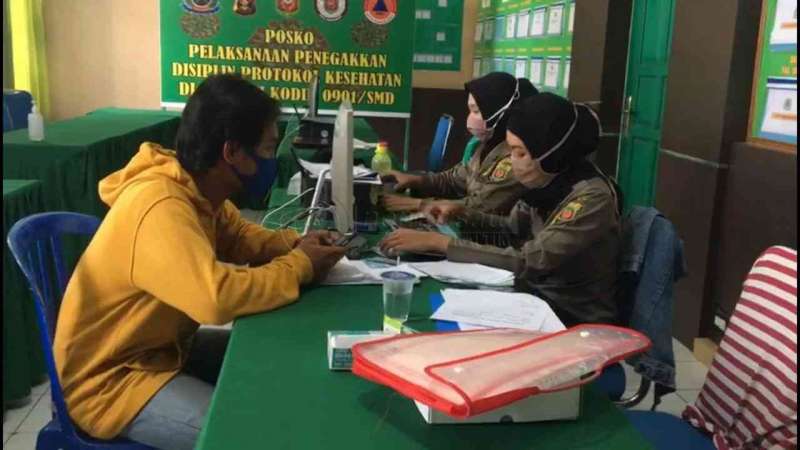 Pelanggar Masker di Samarinda Tembus 2.213 Orang