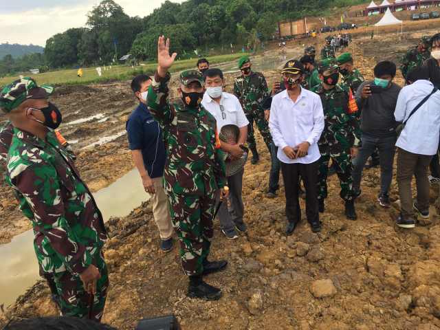 Desa Tanjung Batu Jadi Kawasan Cadangan Pangan Strategis Binaan Kodam VI Mulawarman