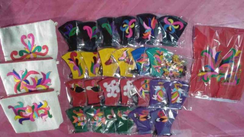 Jual Masker Kain Khas Dayak, UMKM Kukar Untung Besar