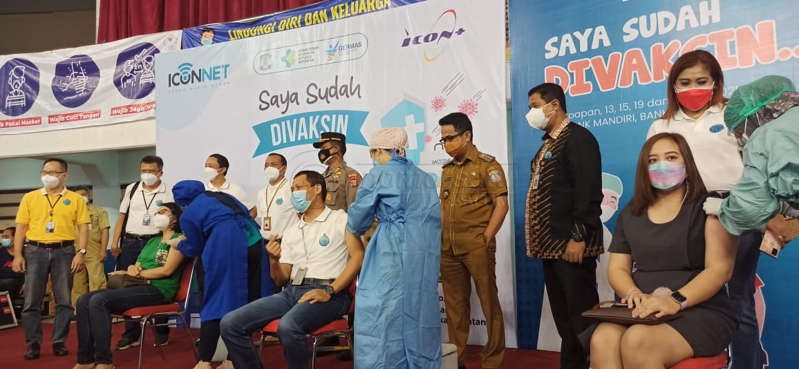 Percepat Penyebaran Vaksin, OJK Kaltim Ikut Vaksinasi