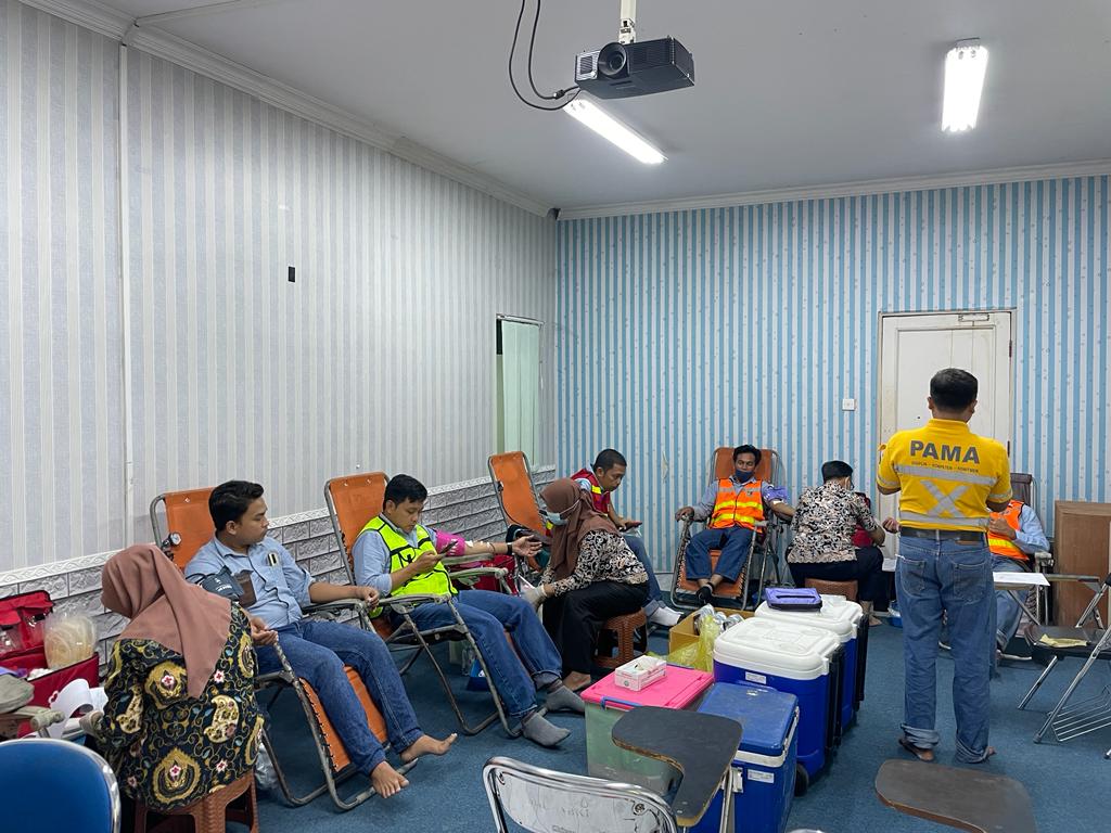 PAMA ABKL Donor Darah bersama PMI Samarinda, Kumpulkan 190 Kantong