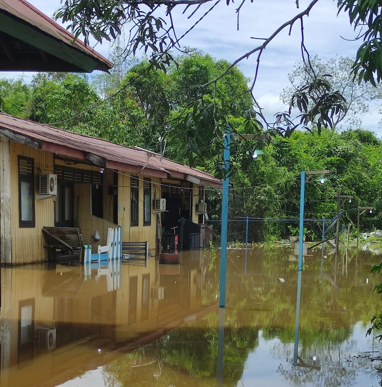 Banjir Rendam 10 Kampung di Kubar, 2 Sekolah Terdampak