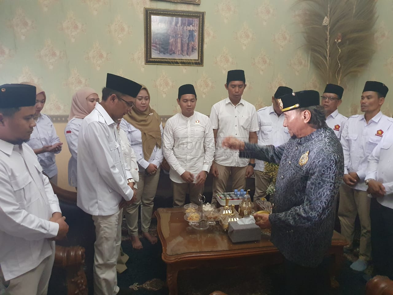 Restu Sultan untuk Partai Gerindra di Tanah Kutai