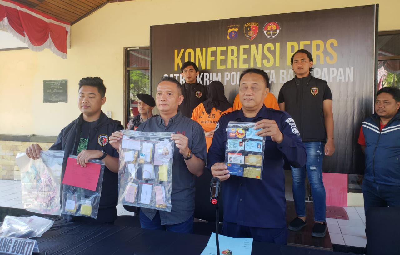 Penipuan Emas di Balikpapan, Pasangan Suami Istri Diringkus Polisi