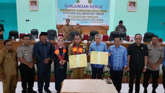 Pemkab Kutim Jalin Kerja Sama dengan Kabupaten Pinrang