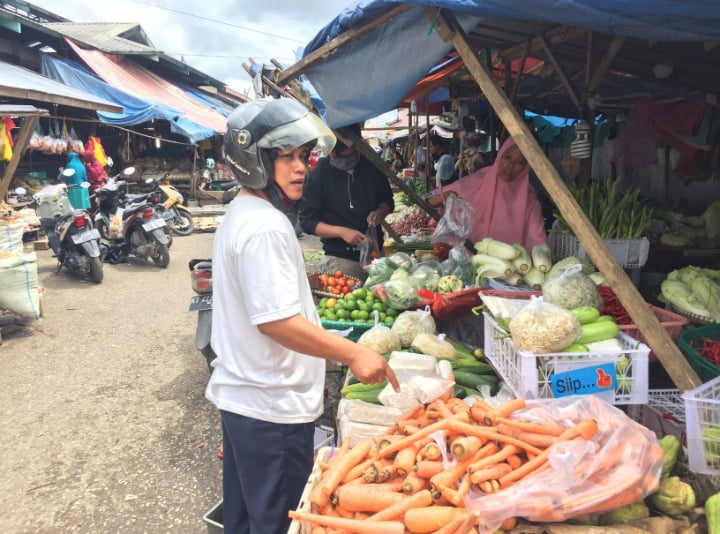 Stok Sembako dan Bumbu Dapur Mulai Berkurang, untung Harga  Masih Stabil