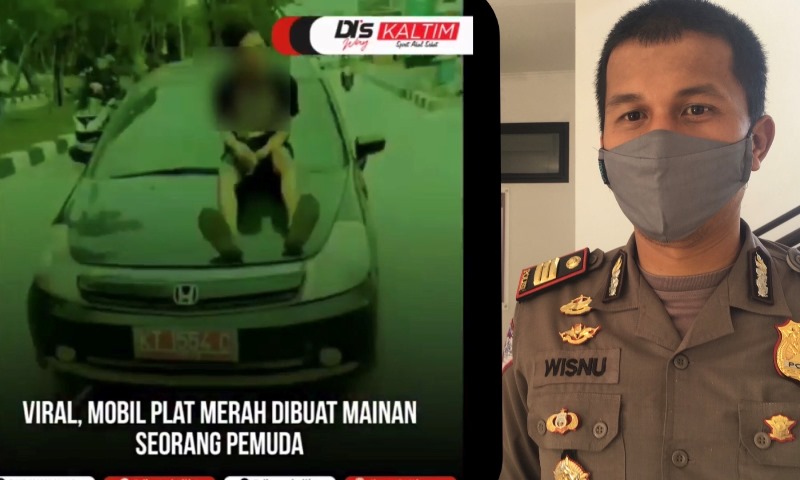 Viral Video Pemuda Asik Joget di Mobil Dinas, Satlantas Kukar Akan Tindak Tegas