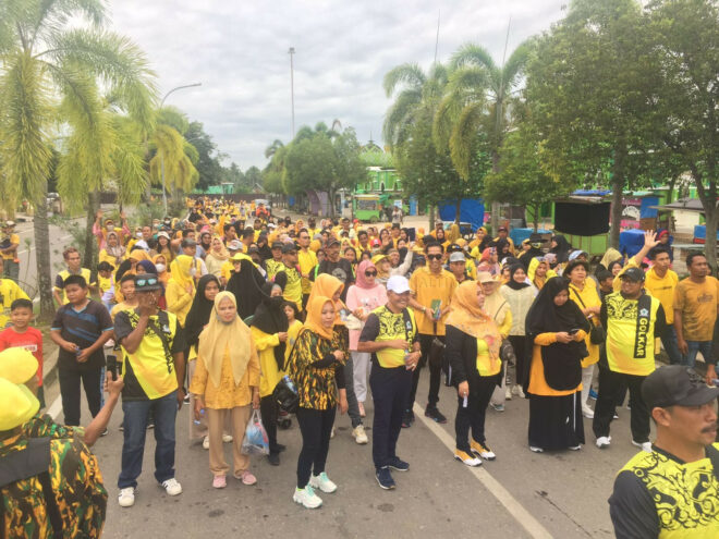 Golkar Paser Gelar Event Jalan Santai