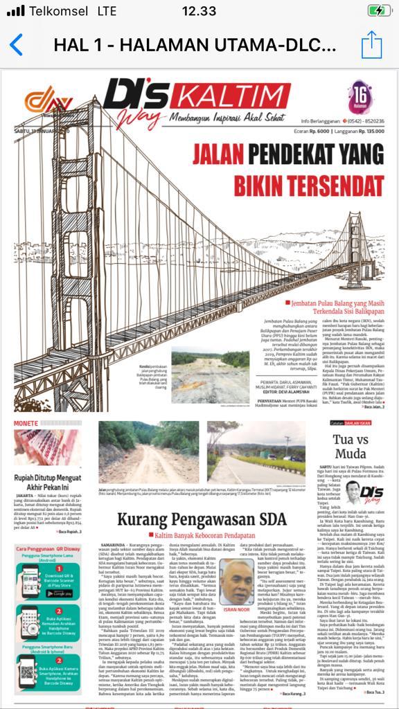 Jembatan Pulau Balang dan Jalan Pendekat yang Bikin Tersendat