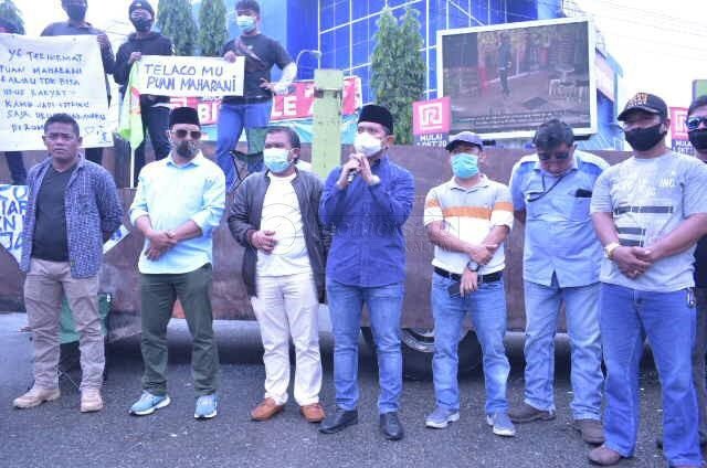 Gelar Demo, DPRD Bontang Nyatakan Tolak Omnibus Law