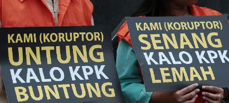 Indeks Persepsi Korupsi Indonesia Merosot