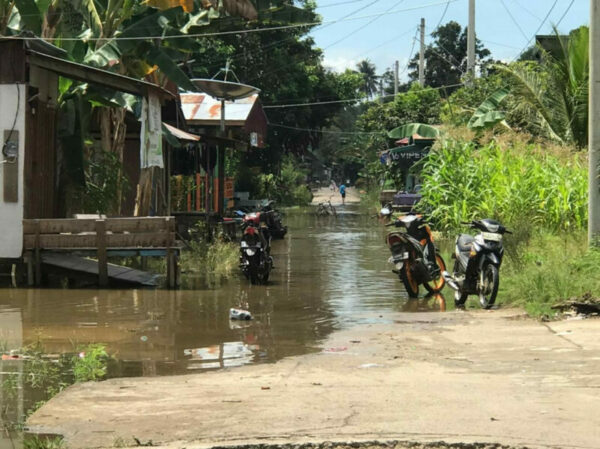 Sungai Mahakam Meluap, Sejumlah Kampung di Kubar Dikepung Banjir