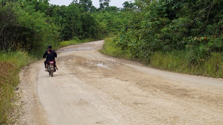 Infrastruktur di Karangan Kutim Butuh Perhatian Terutama Jalan