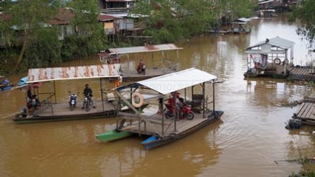 Meski Penyeberangan Sungai Tak Sesuai Standar Dishub Tidak kasih Sanksi, Gara-Gara Ini Sekalinya