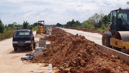 Proyek Jalan Ring Road di Kutim Tinggal Dikebut