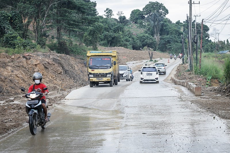 Bahaya Longsor Masih Mengintai, Jalan Trikora Masih Diawasi