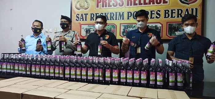 360 Botol Miras Diamankan