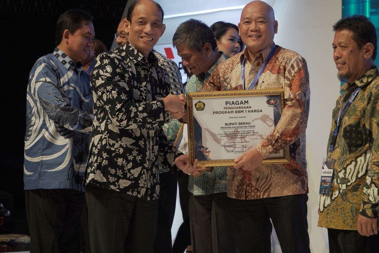 Berau Terima Penghargaan BPH Migas