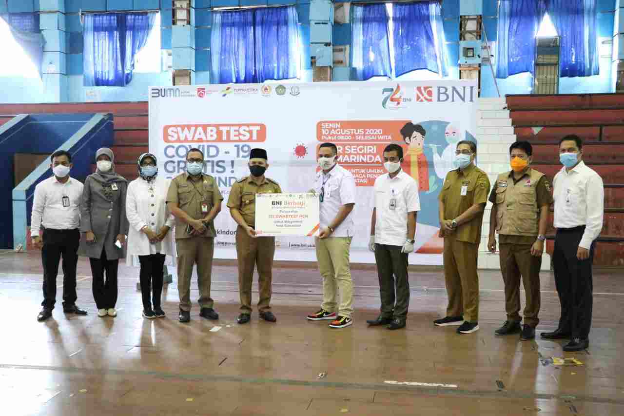 BNI Samarinda Gelar Swab Test, Kontribusi Tekan Penyebaran COVID-19