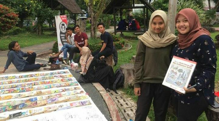 Kisah Kibo, Konsisten 5 Tahun Dirikan Perpustakaan Jalanan di Balikpapan